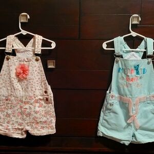 Two for $20 girls 6x jumpers, one with flowers and one with mermaid hair.